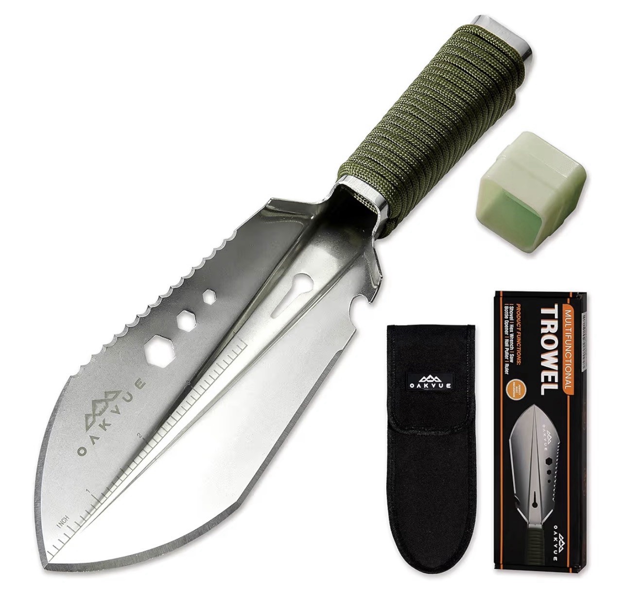 Backpacking Trowel Ultralight, Camping Shovel, Garden Hand Tool Black
