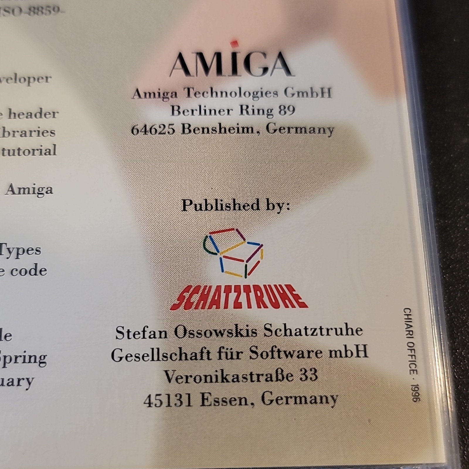 AMIGA Developer CD V1.1 May 1996