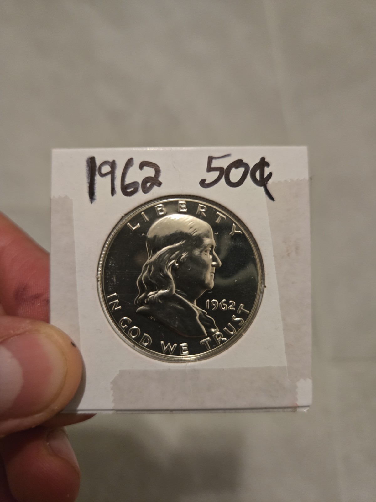 1962 P Silver Ben Franklin Half Dollar