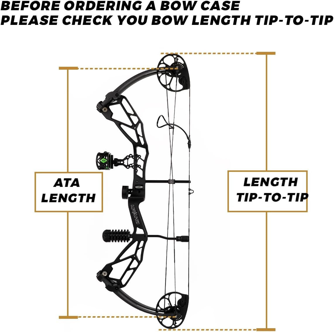 Durable Archery Soft Bow Case with Arrow Pocket & Backpack Straps