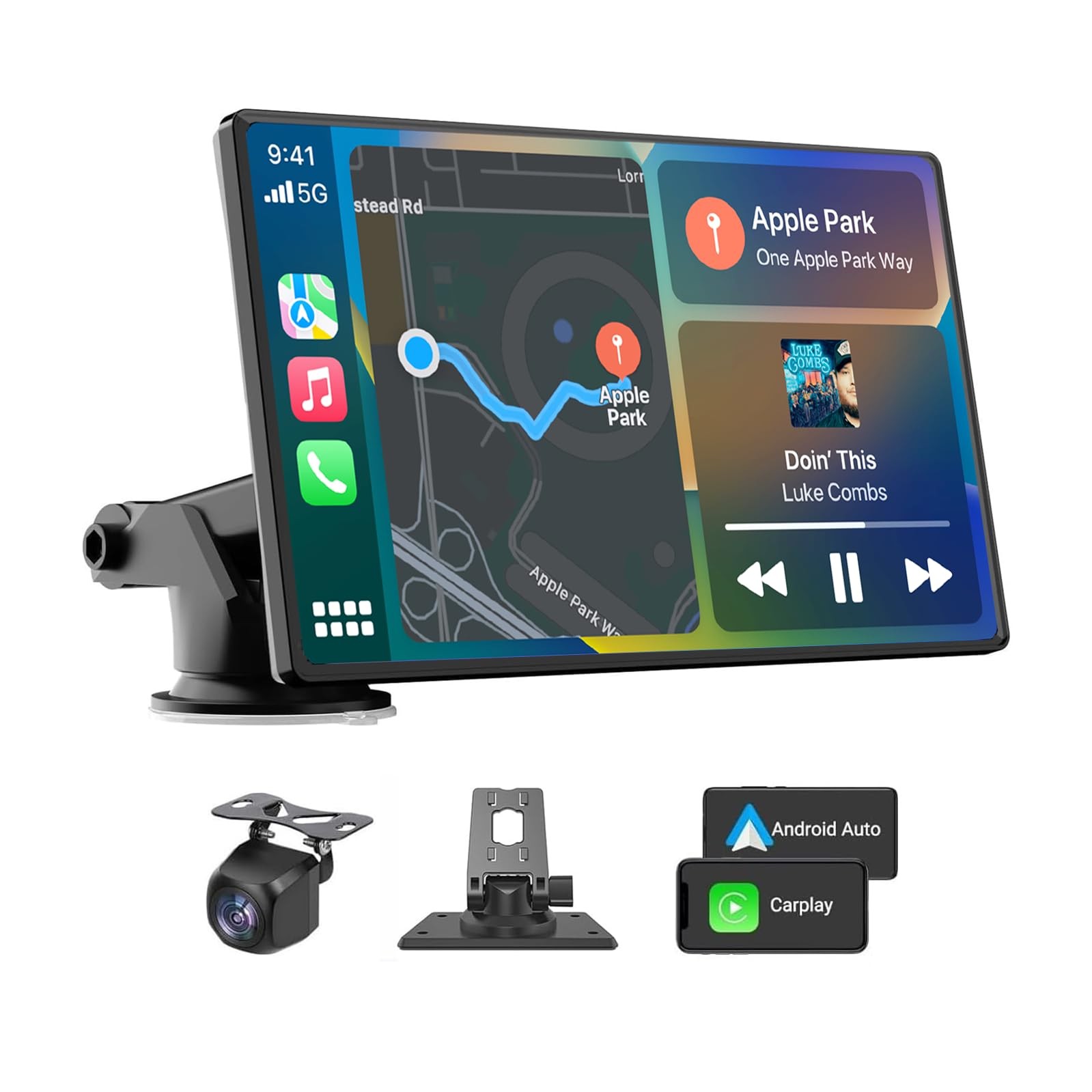 2026 Enhanced Carplay Screen for Car - 7" HD Portable Carplay & Android Auto ...