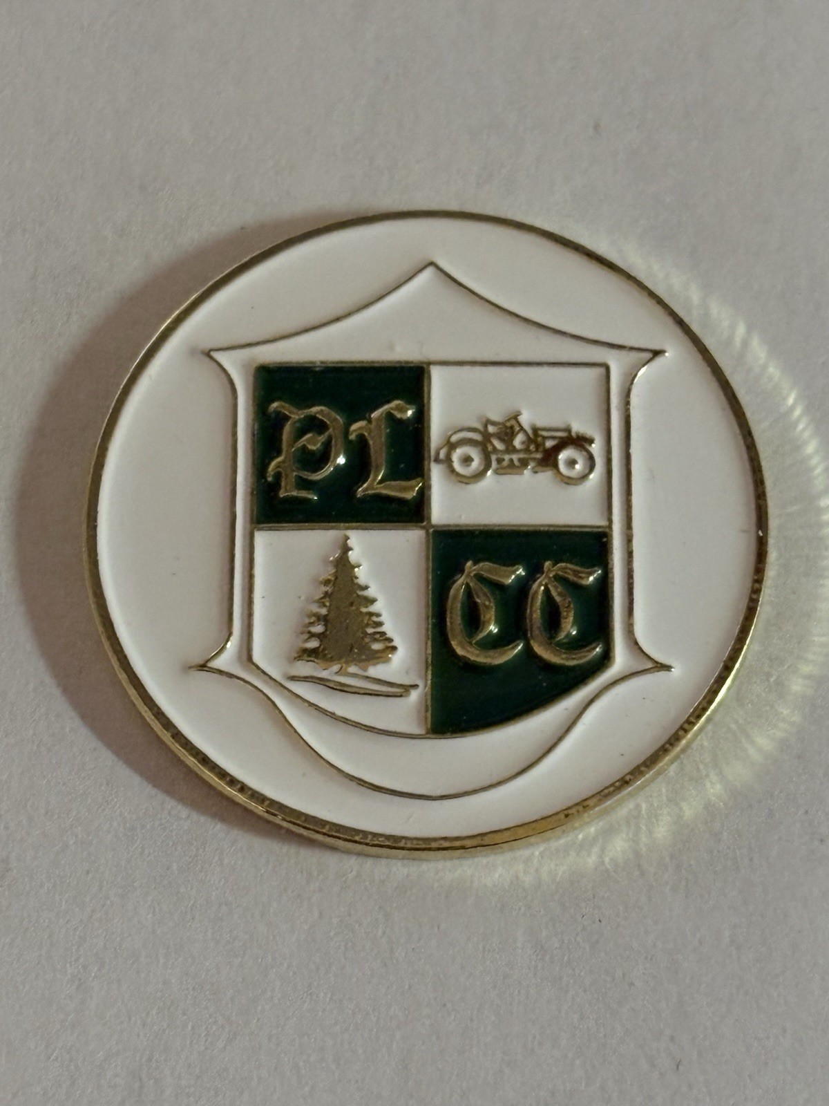 Pine Lake Country Club 1" Golf Design Magnet Coin Golf Marker - A Beauty!