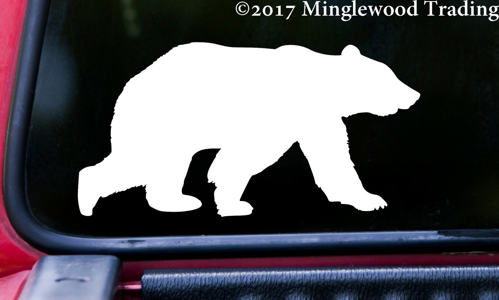 Bear Vinyl Decal | Grizzly Black Kodiak Wilderness Polar Wild | Die Cut Sticker
