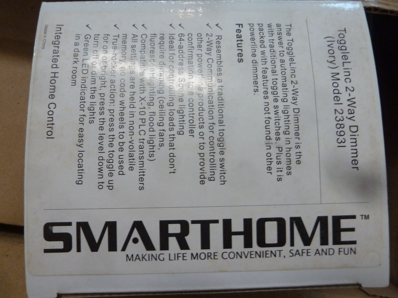Smarthome ToggleLinc 2-WAY Dimmer 238931