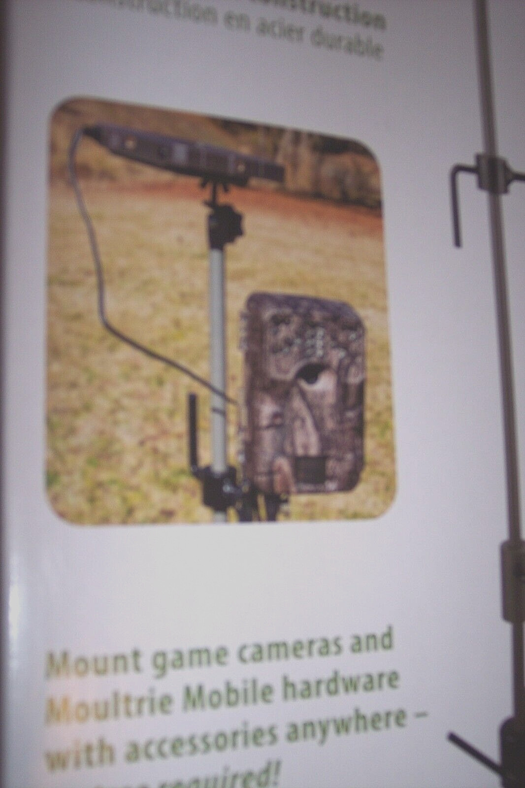 Universal Game Camera Stake Adjustable Game Trail Camera Stake Durable Steel