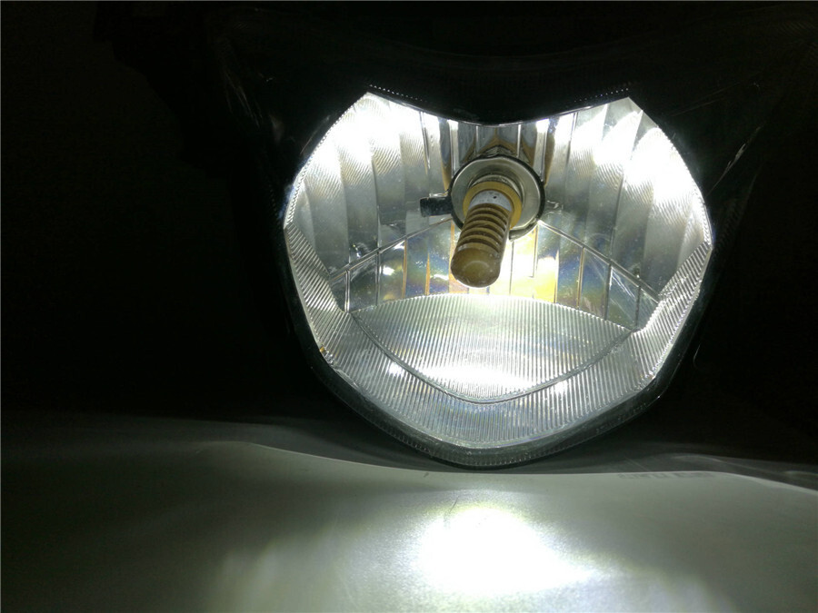 LED High Low Beam Front Light Bulb Bright Headlight Fog DRL Light For Motorcycle