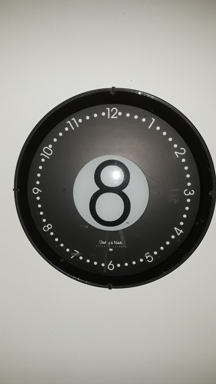 8 Ball billiard clock