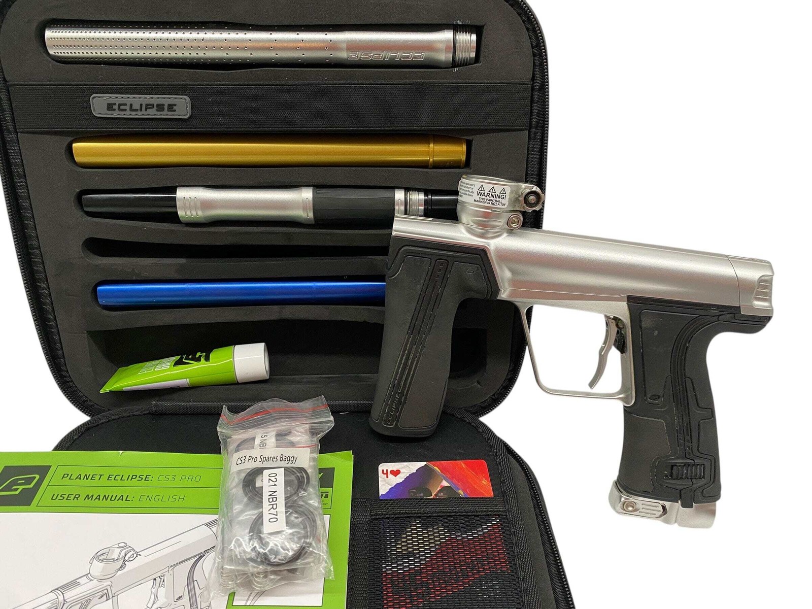 Planet Eclipse Cs3 Pro Paintball Gun Silver