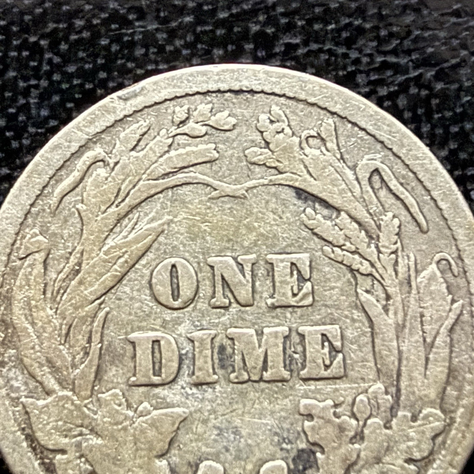 1901-O Barber Dime 90% Silver New Orleans Mint Average Circ