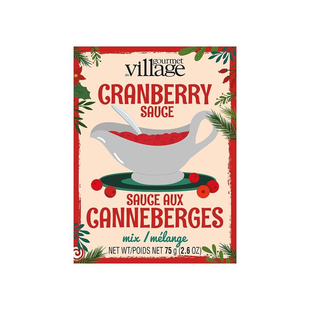 Gourmet du Village Seasonings Recipe Box Retro Gourmet du Village Cranberry