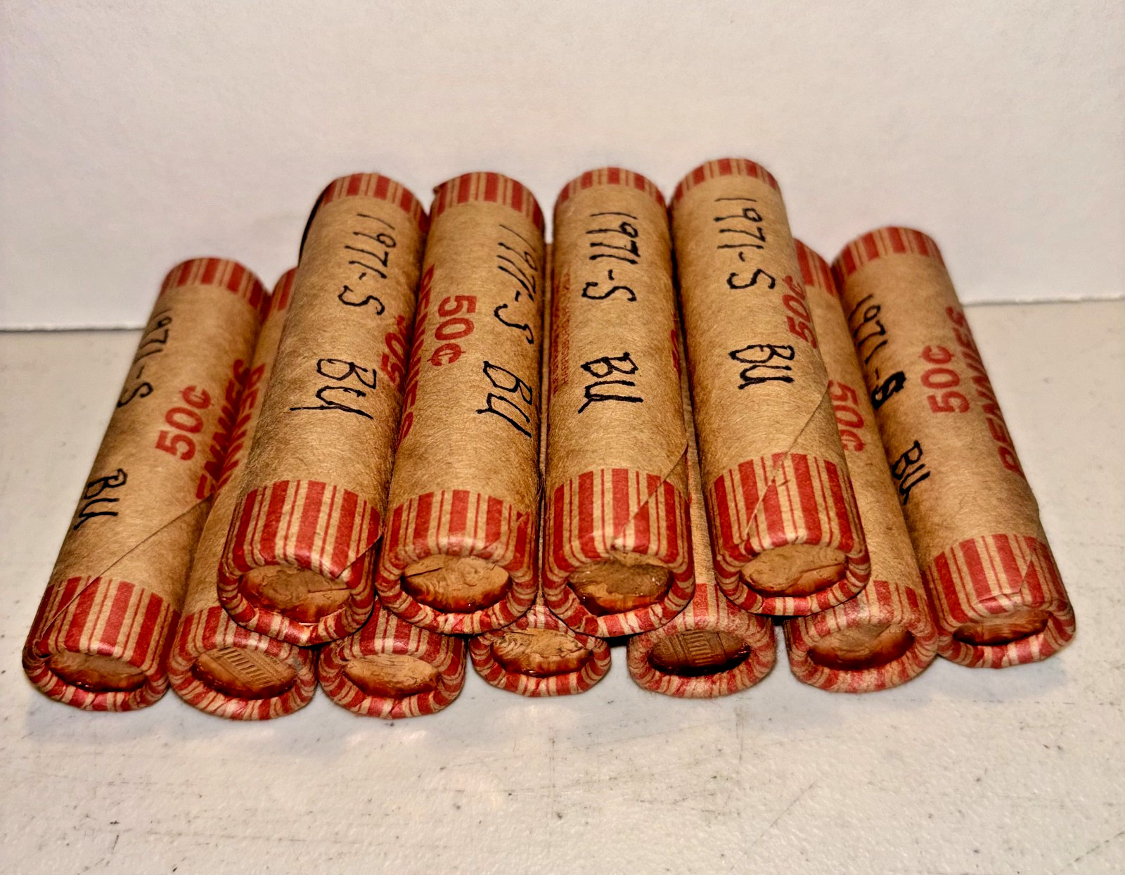 1971 S - Lincoln Memorial Cent Roll BU