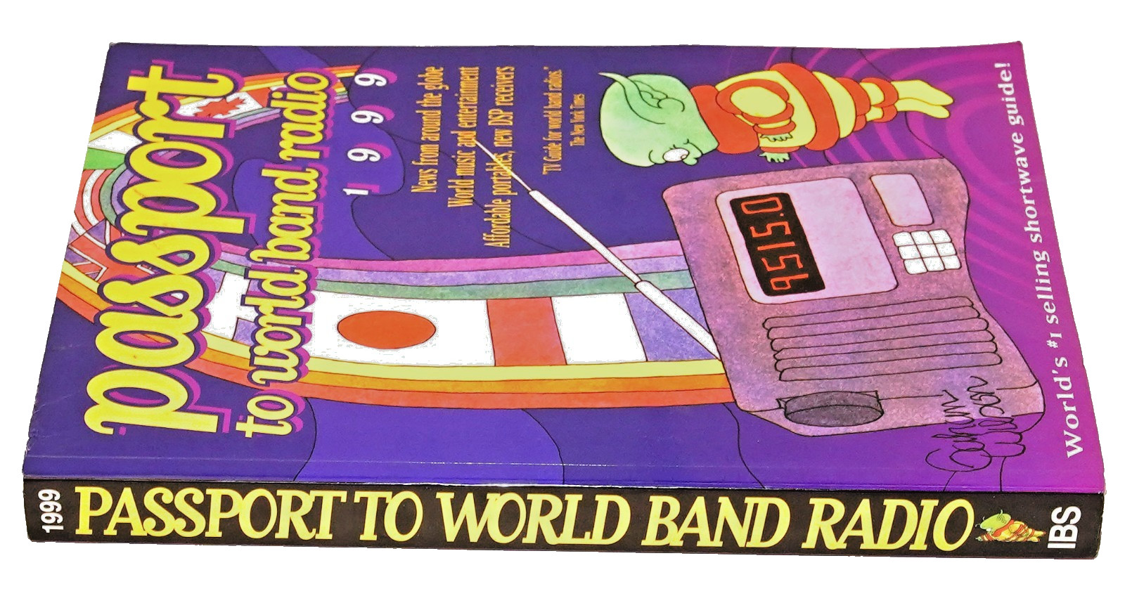 1999 Passport to World Band Radio Book - Stations Frequencies Reviews Stories