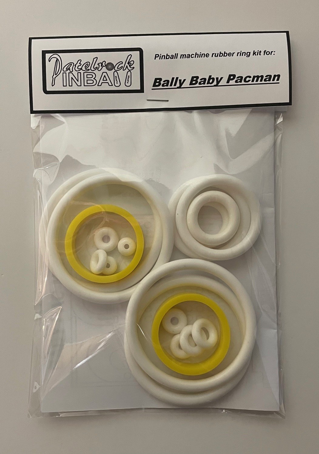 1982 Bally Baby Pac Man Pinball Machine Rubber Ring Kit