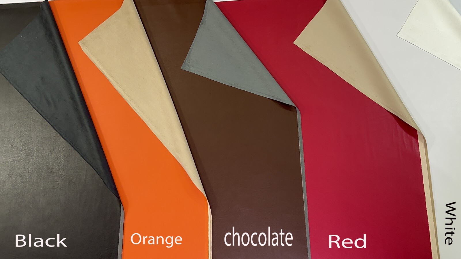 DOUBLE SIDED Soft skin Faux Leather/suede Thickness 0.65mm Upholstery, DIY Craft