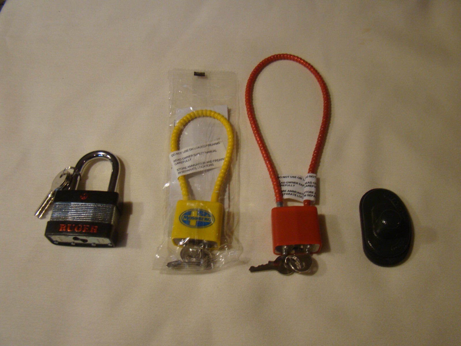 Lot of 3 Firearm & Gun Locks Mossberg Ruger Other