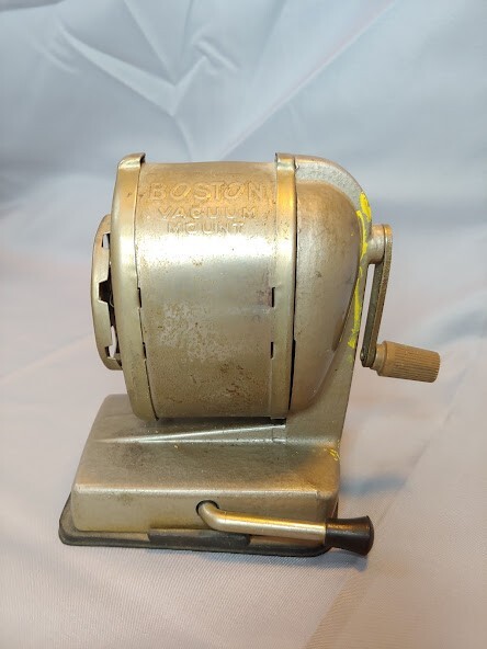 Boston Vacuum Mount Pencil Sharpener Vintage