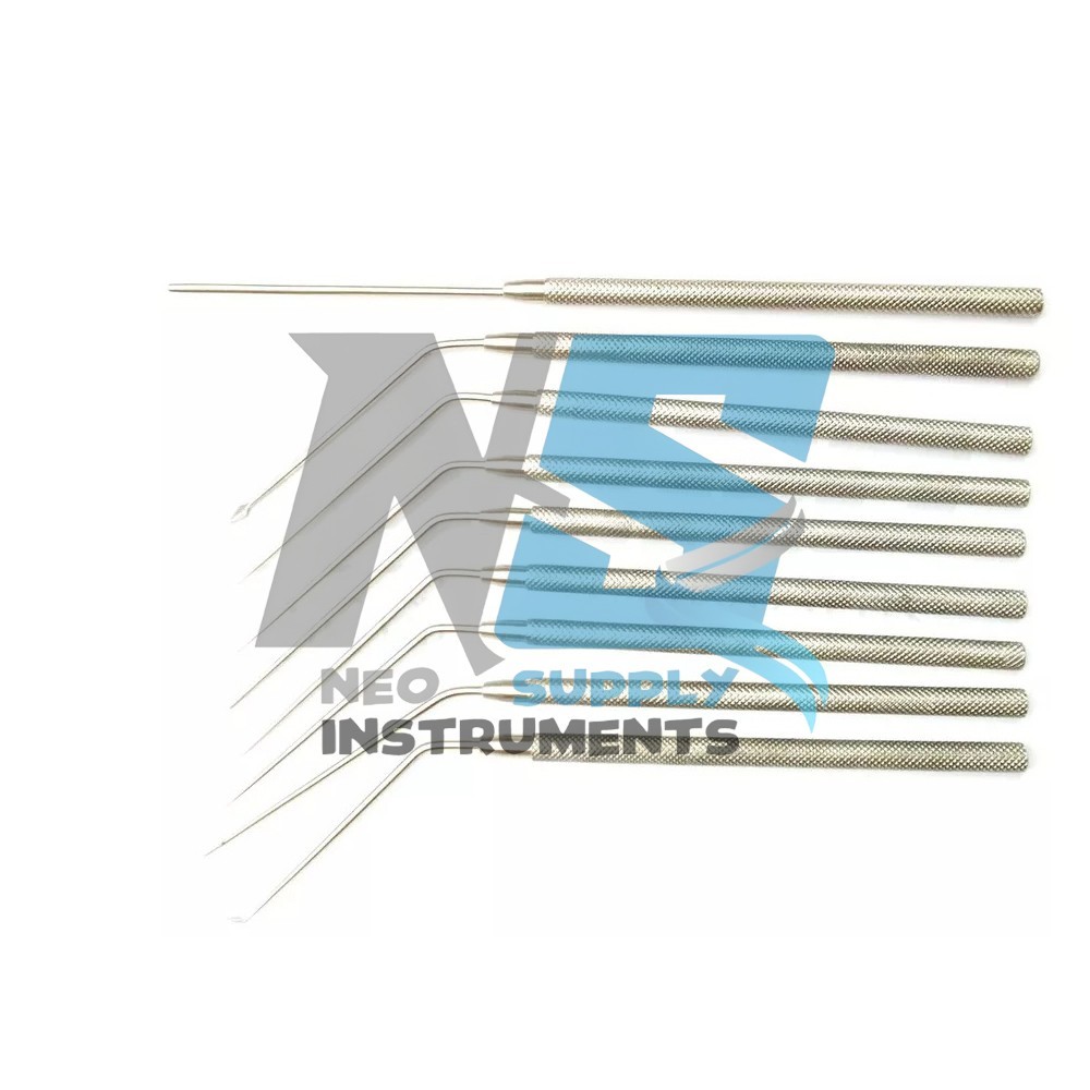 Stapedectomy Instrument Set Of 9 Instruments For Ear ENT Otology Surgery