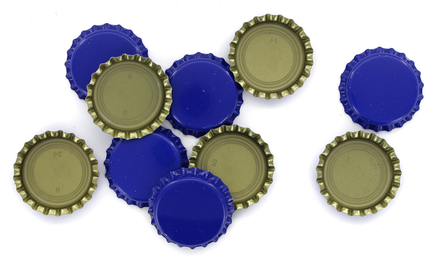 Crown Caps With Oxy-Liner - Case of 10,000 Caps Blue