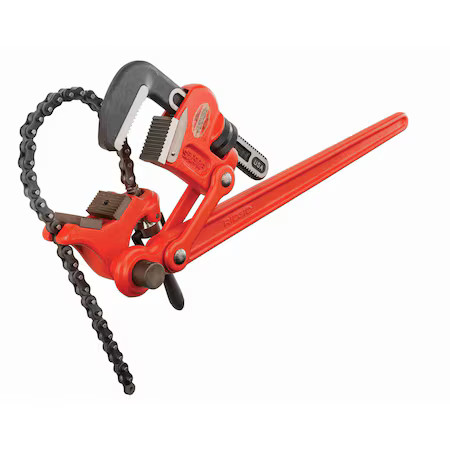 Ridgid 31380 27-3/4" Compound Leverage Wrench, 5" Pipe Capacity, Red
