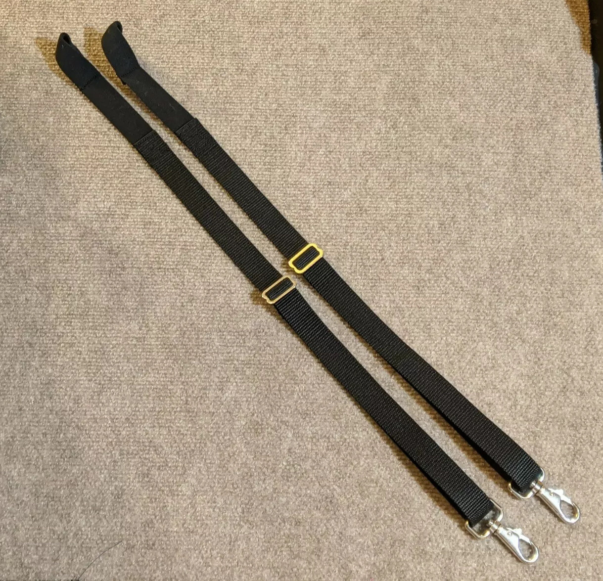 Horse Blanket Snap Leg Straps with elastic loop end