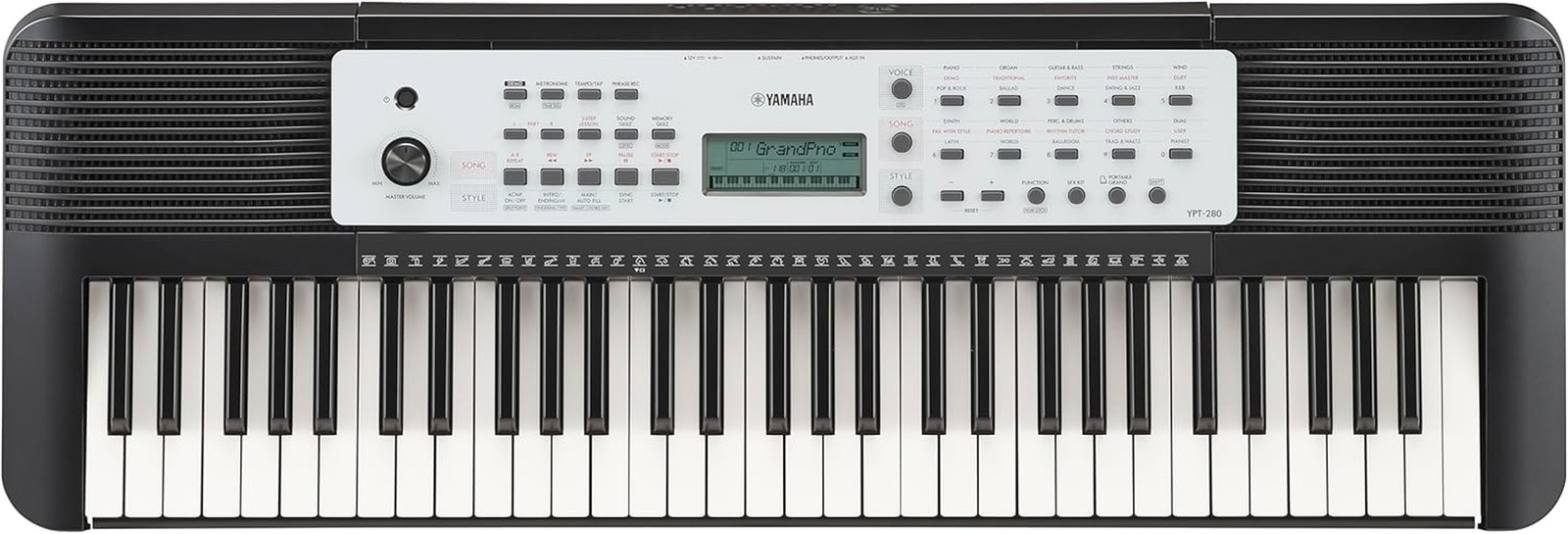 61-Key Portable Keyboard for Beginners with Built-In Songs, Quiz Mode, Music Res
