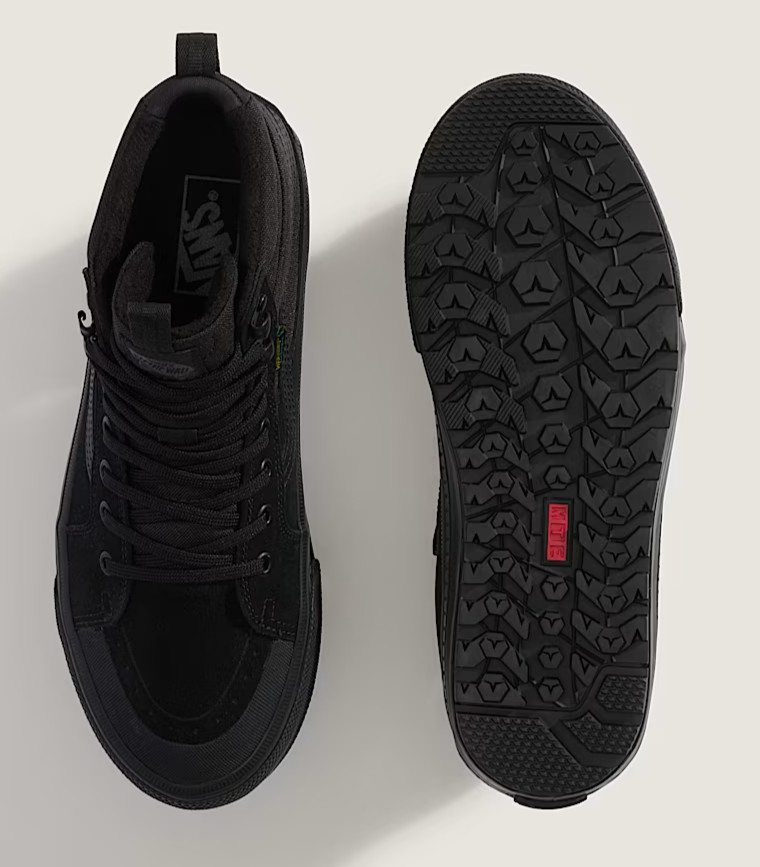 Vans Sk8-Hi Waterproof Insulated Shoe Black / Black Cushioned Mens Winter Boots