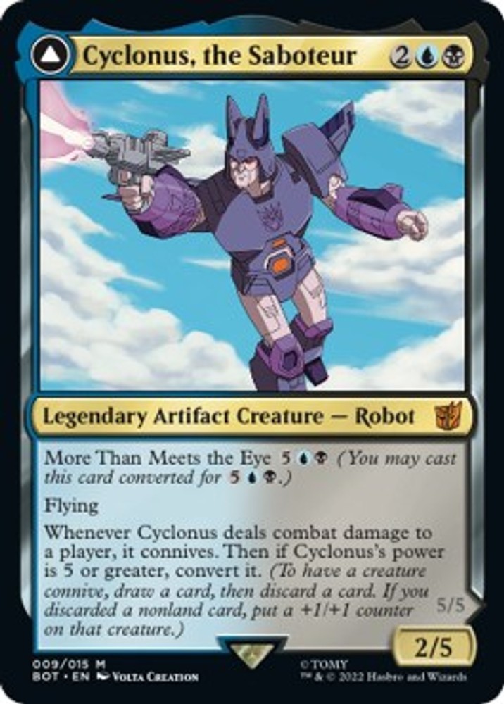 Cyclonus, the Saboteur #9 (NM) Universes Beyond: Transformers (BOT) MTG