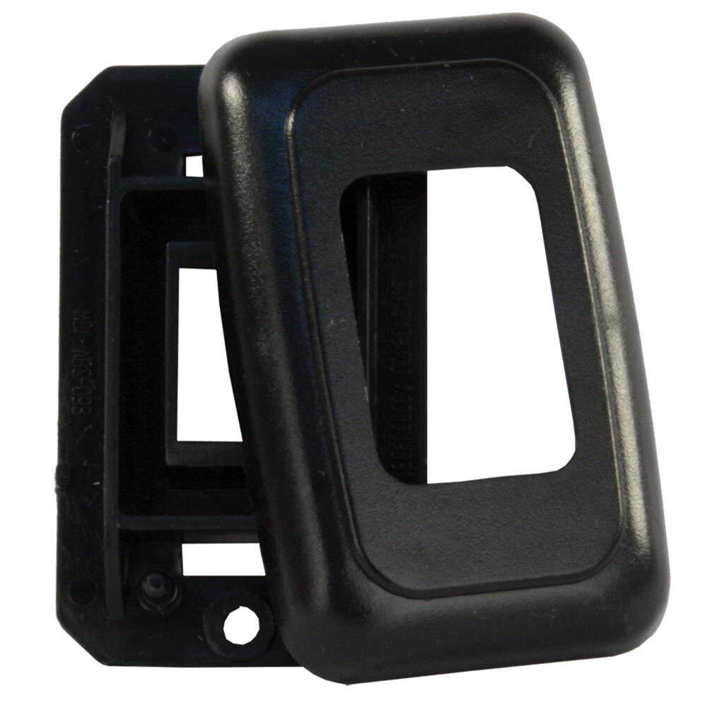 12305 Black Single Switch Base and Face Plate
