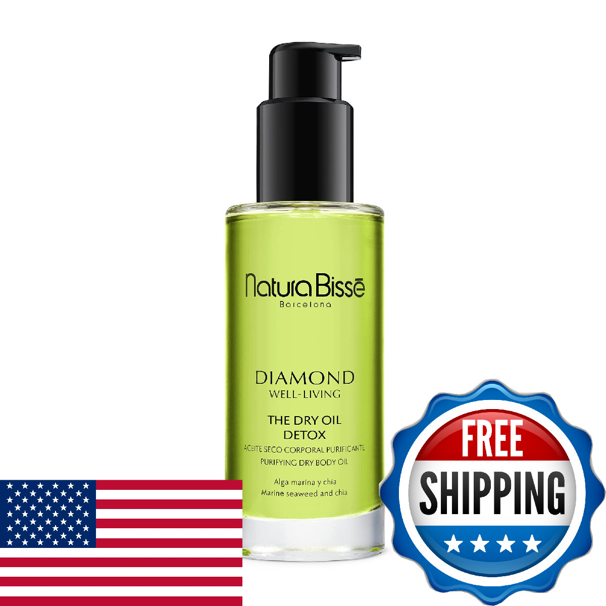 Natura Bissé Diamond Well-Living Dry Oil Detox - Purifying, Hydrating, Smoothing