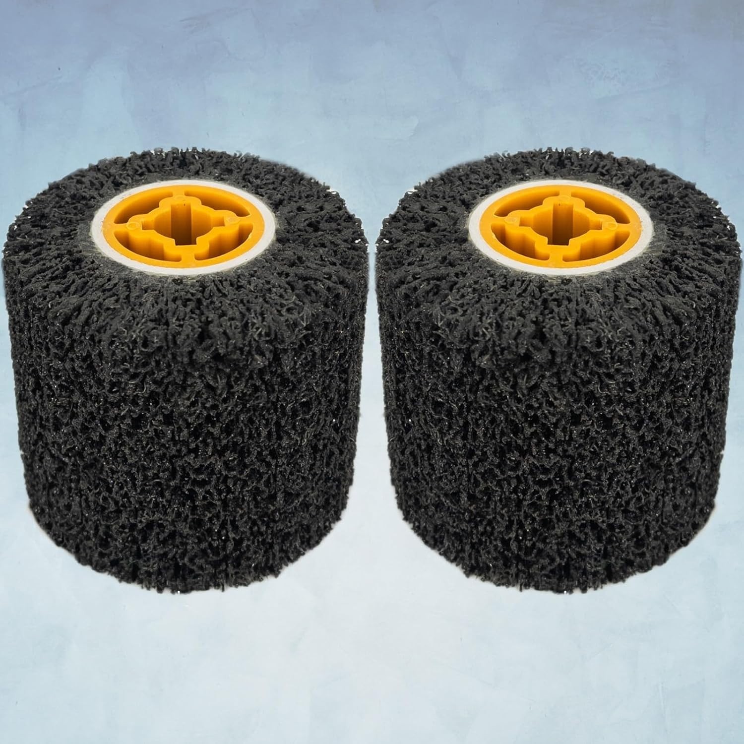 2 Pcs 4.5" X 4" 40 Grit Surface Conditioning Drum | Cleaning & Stripping Drum, B
