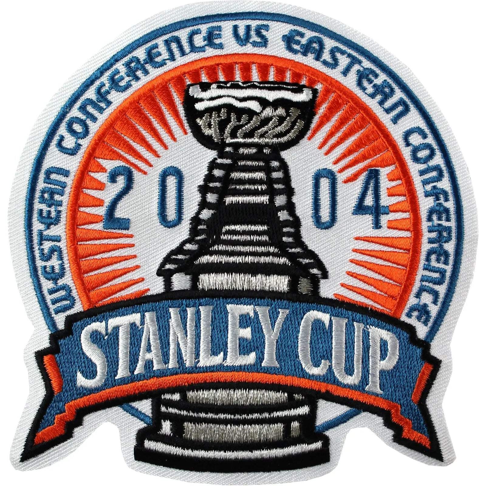 2004 NHL Stanley Cup Final Logo Jersey Patch Calgary Flames Tampa Bay Lightning