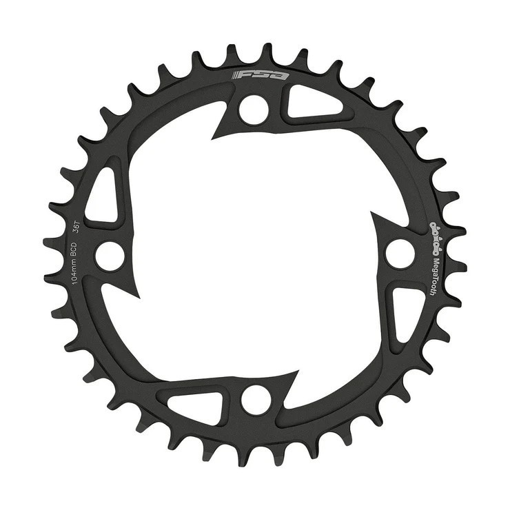 FSA chainring steel 1X MEGATOOTH V-Shape Shimano 11 s BOSCH 36T 104 BCD 4 holes