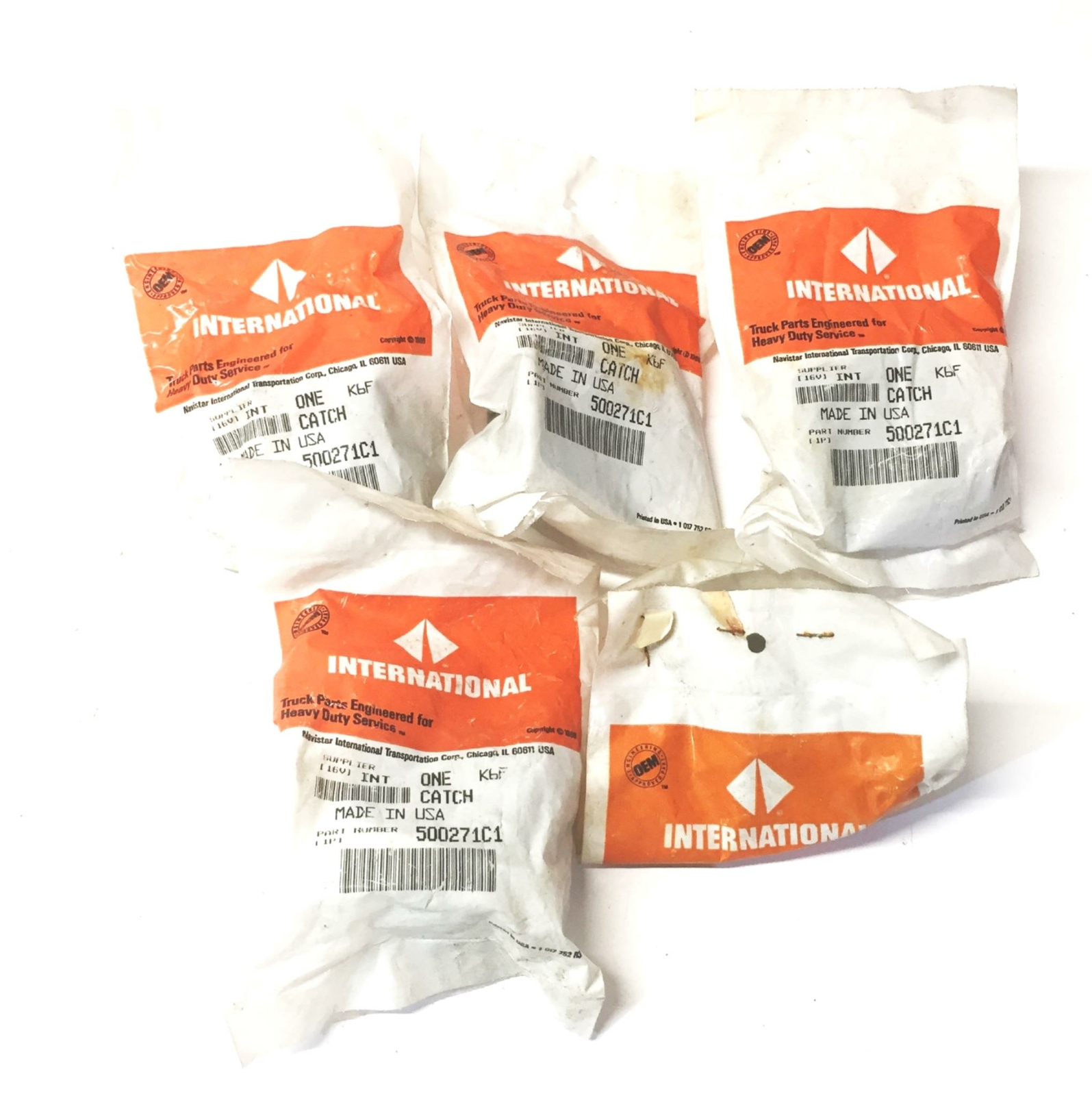 International/Navistar Hood Catch 500271C1 [Lot of 5] NOS