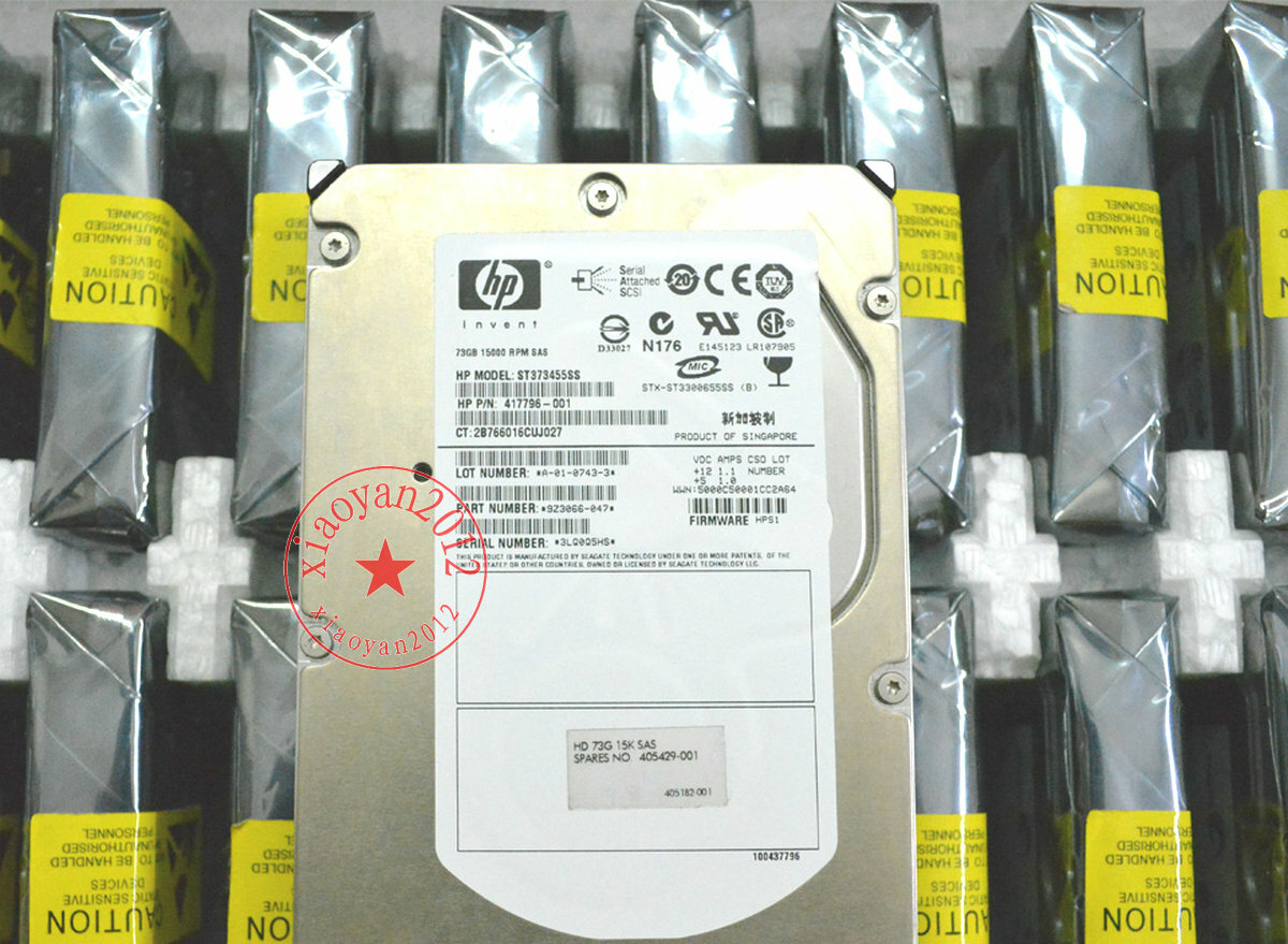 HP XW8400 XW8600 417796-001 ST373455SS 73GB SAS15K 73GB Hard Drive