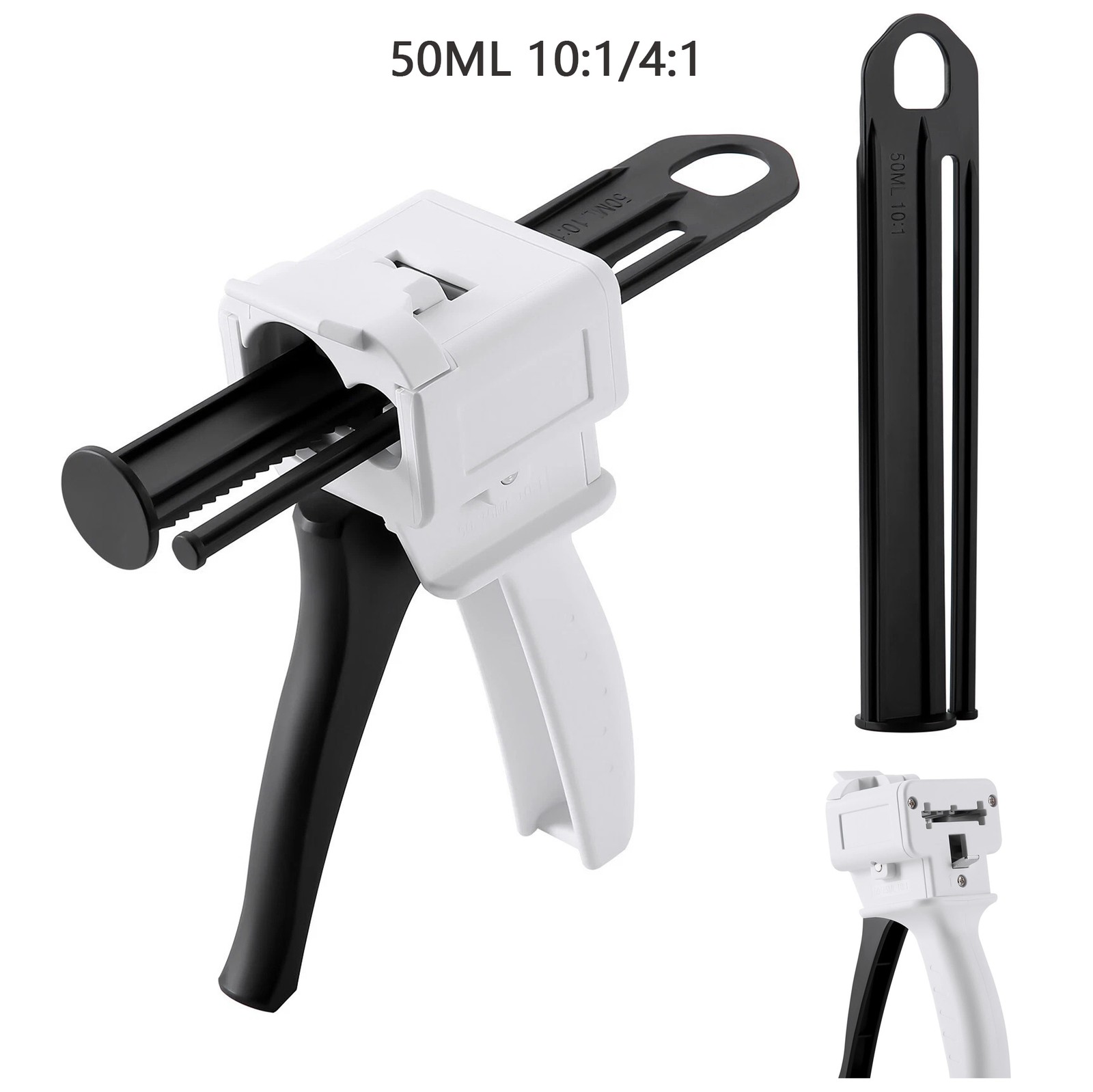4:1/10:1 50ML Ratio Dispensing Gun kit Dental Impression Mixing Dispenser Gun