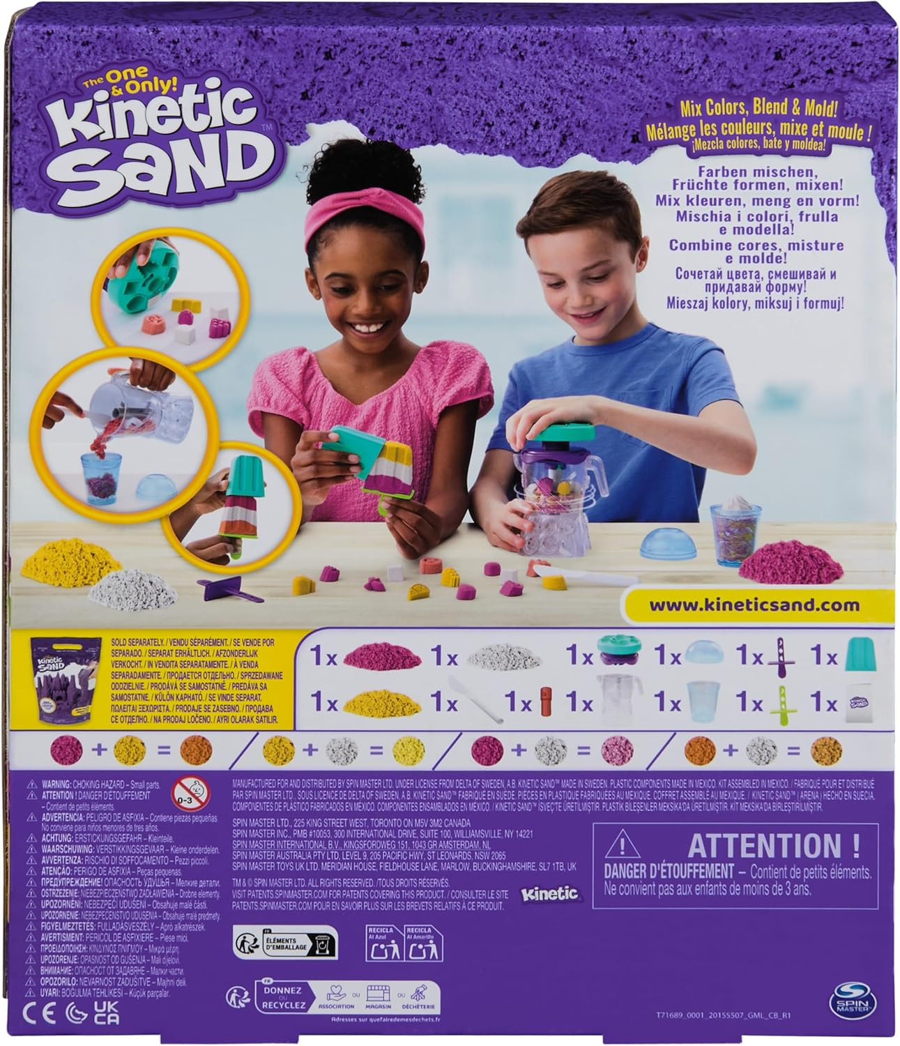 , Smoothie Mixer Playset, Easter Basket Stuffers, Includes 14 Oz Moldable Play S