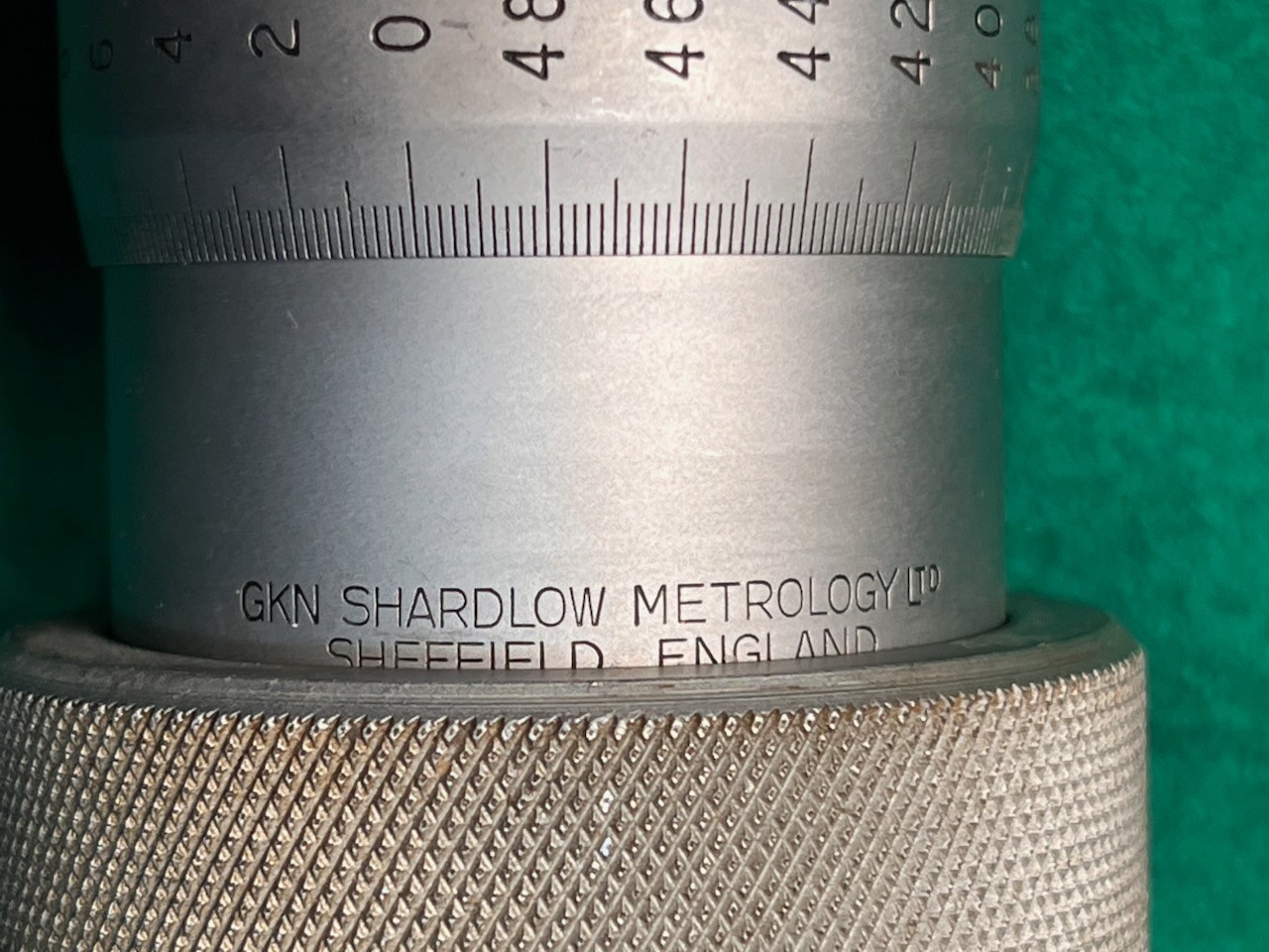 MICROMETER HEAD 25-MM TRAVEL.SHEFIELD ENGLAND.