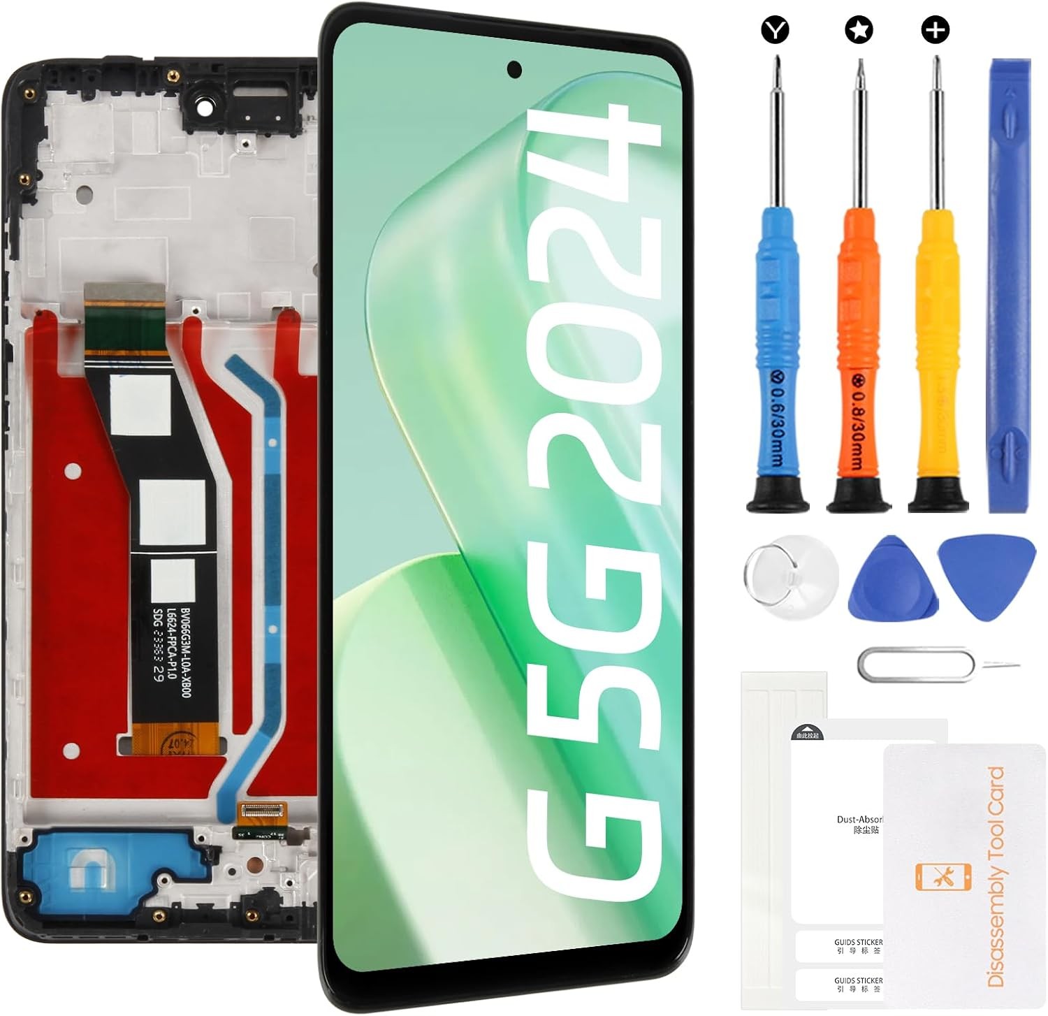 Original for Motorola Moto G 5G 2024 Screen Replacement XT2417 XT2417-1 XT2417D