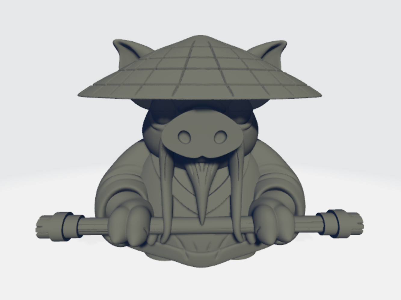 Chibi Tykes - Monk Pig
