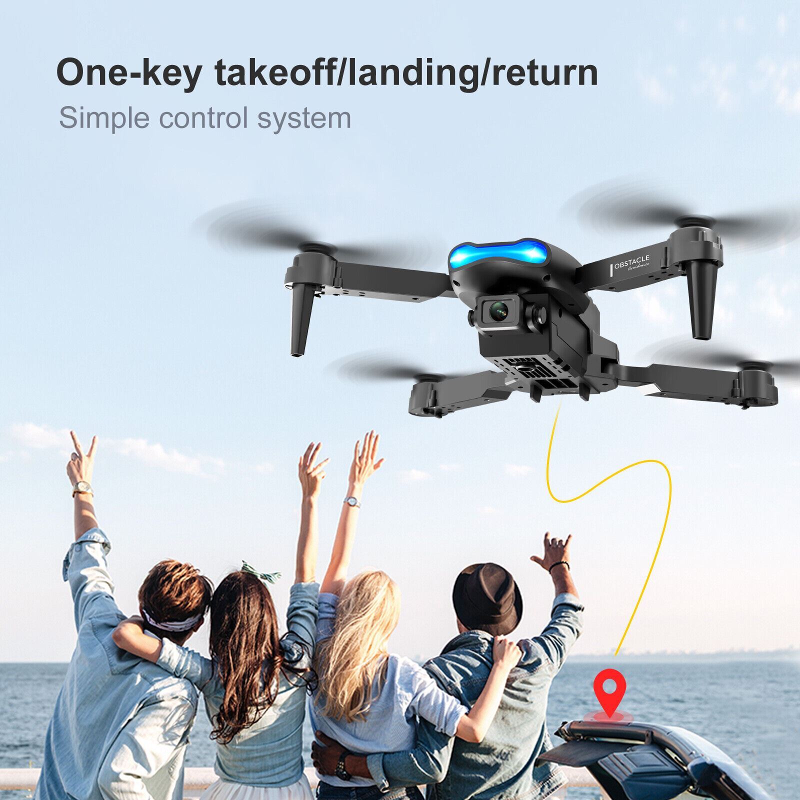 Professional 4K GPS Drone HD Dual Camera Drones 5G WiFi FPV Foldable Quadcopter