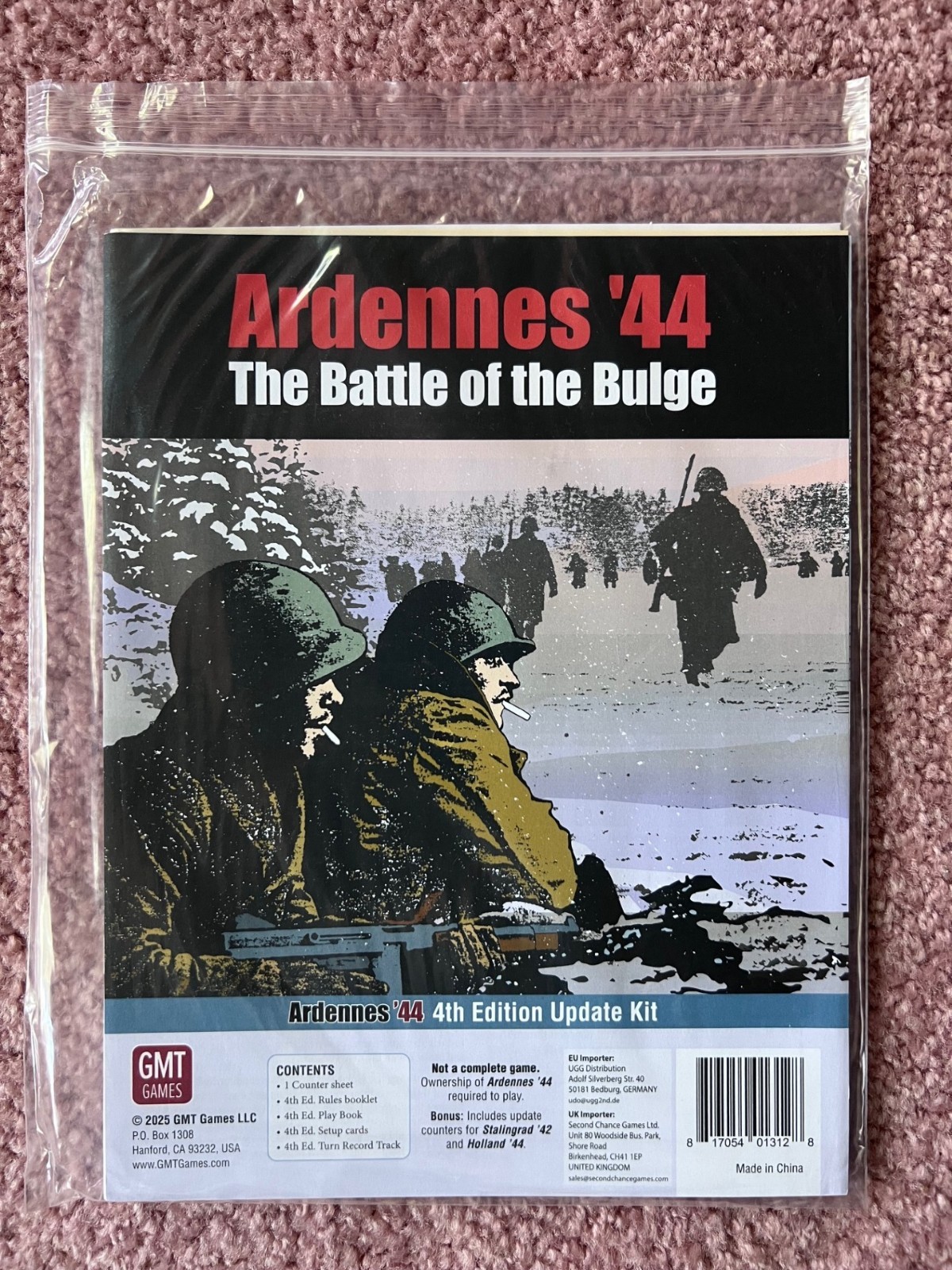 Ardennes '44 4th Edition Update Kit by GMT Games NEW 2025 mint bagged as issued