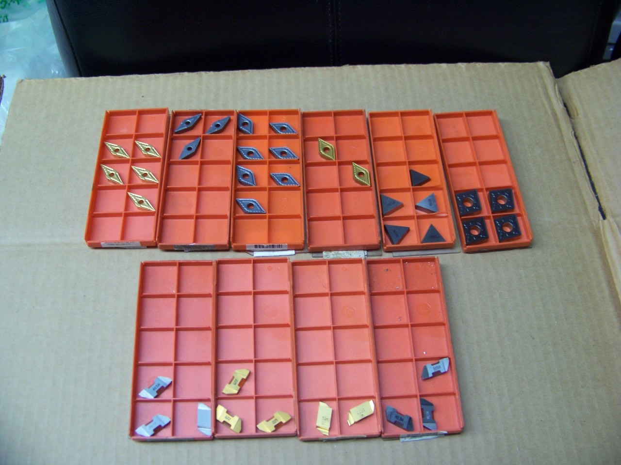 LOT OF 38 SANDVIK COROMANT ASORTED INSERTS ALL NEW