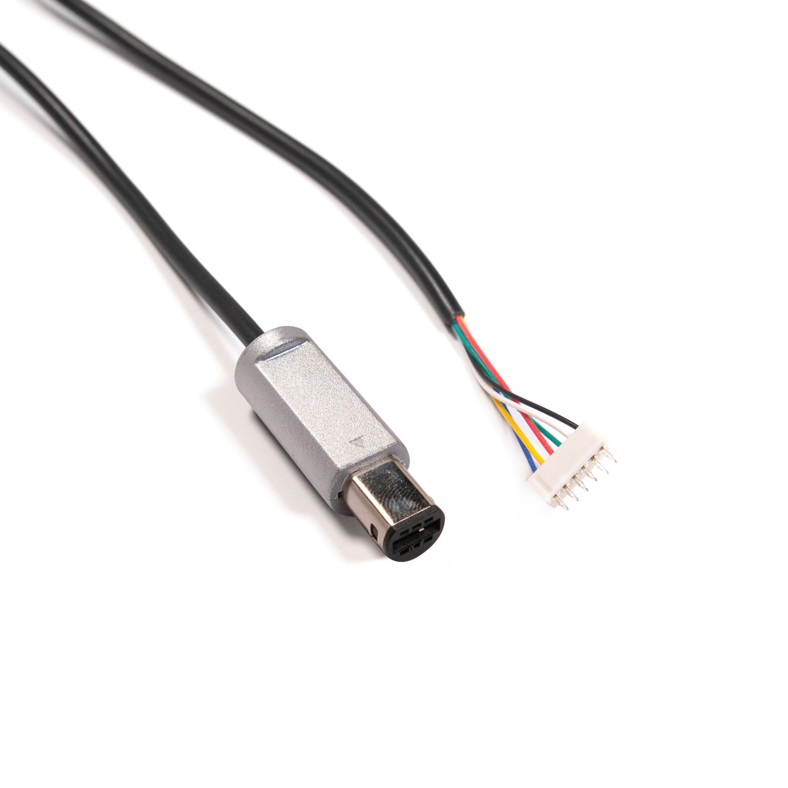 Replacement NGC GameCube Controller Repair Cable Cord with Header Pins - Silver