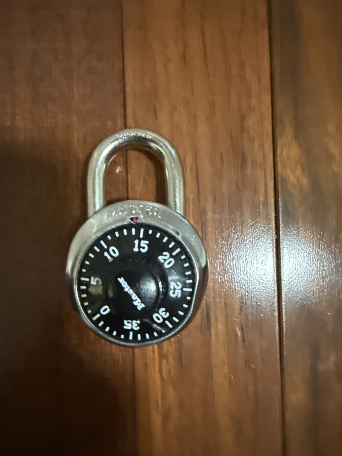MASTER LOCK STAINLESS STEEL COMBINATION PADLOCK 3 NUMBER PRESET DIAL COMBINATION