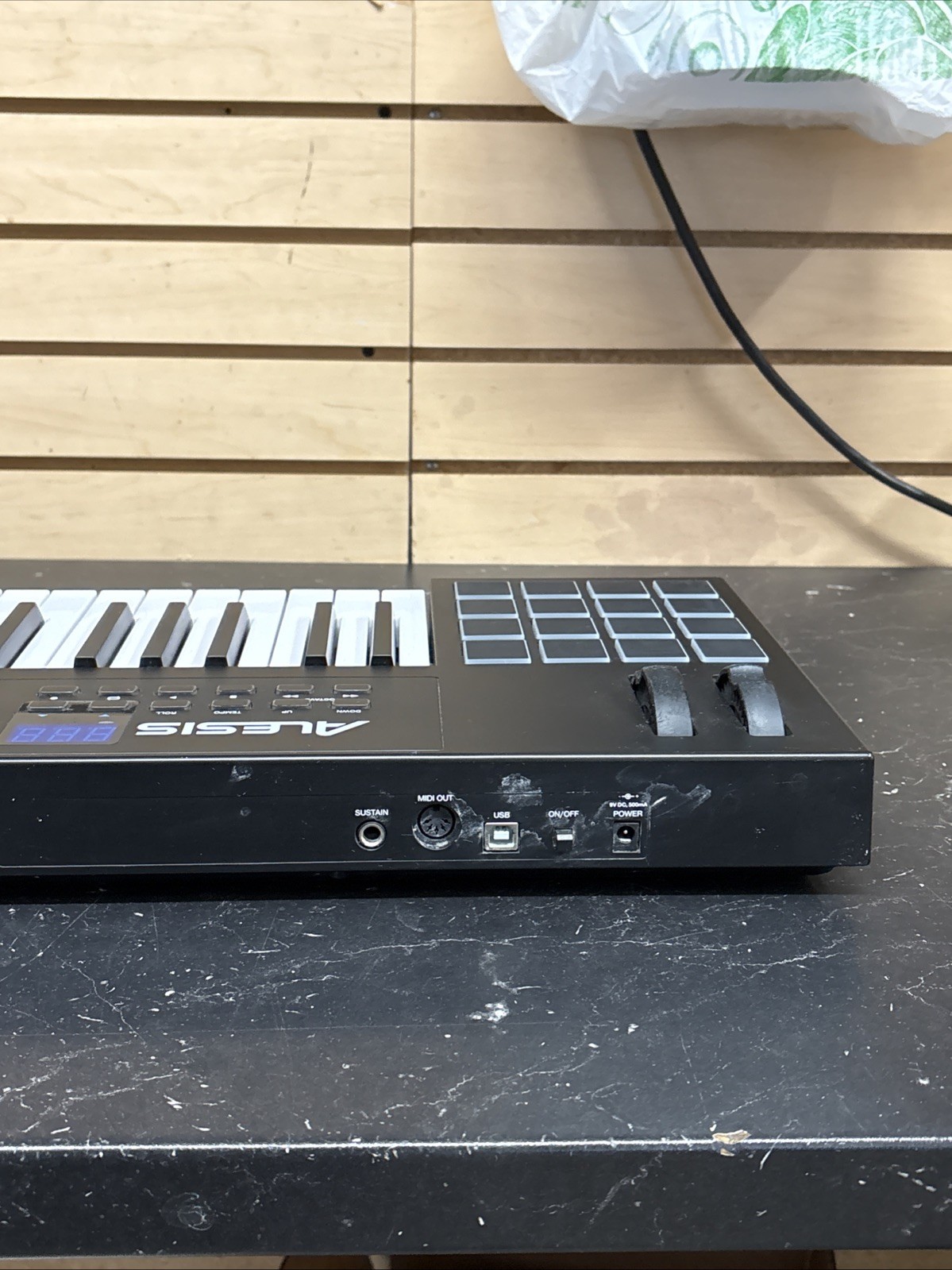 Alesis VI49 Advanced 49-Key USB/MIDI Keyboard Controller - No Power Adapter