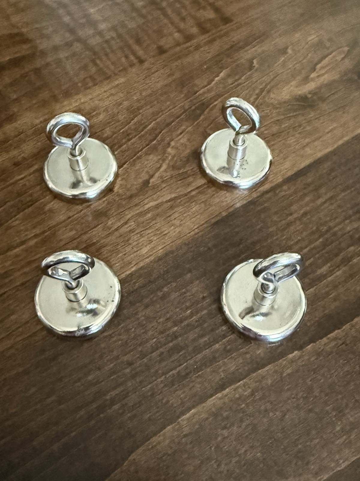 4 Piece Super Strong Magnetic Hooks Eye Hooks Fishing
