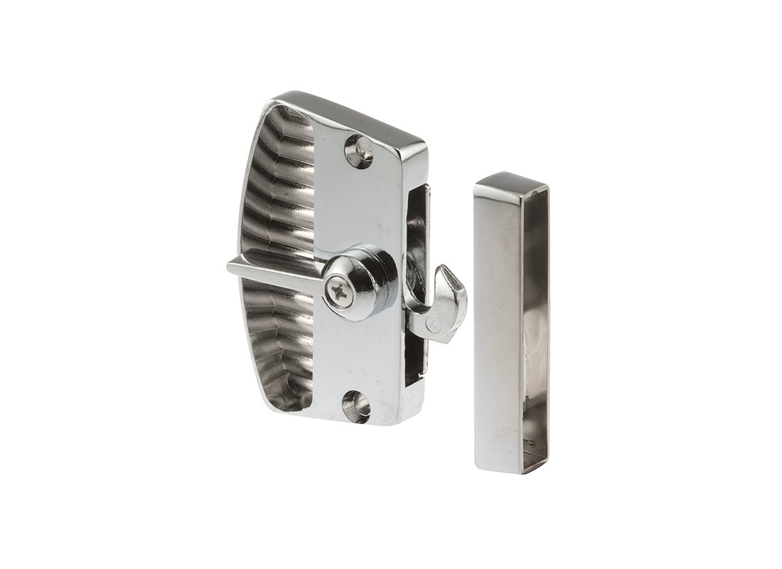 FHC A105 Screen Door Latch And Pull - Chrome (Single Pack)