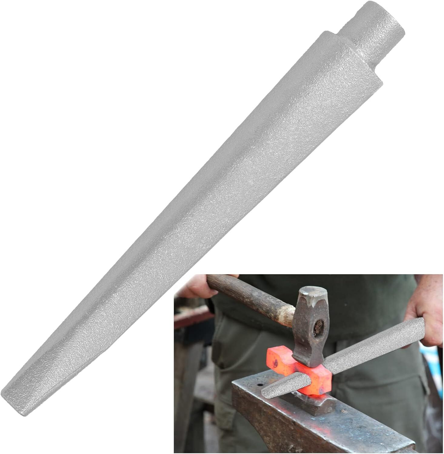 KNIFEMAKERS TOMAHAWK HAMMER EYE DRIFT MANDREL BLACKSMITH TOOL