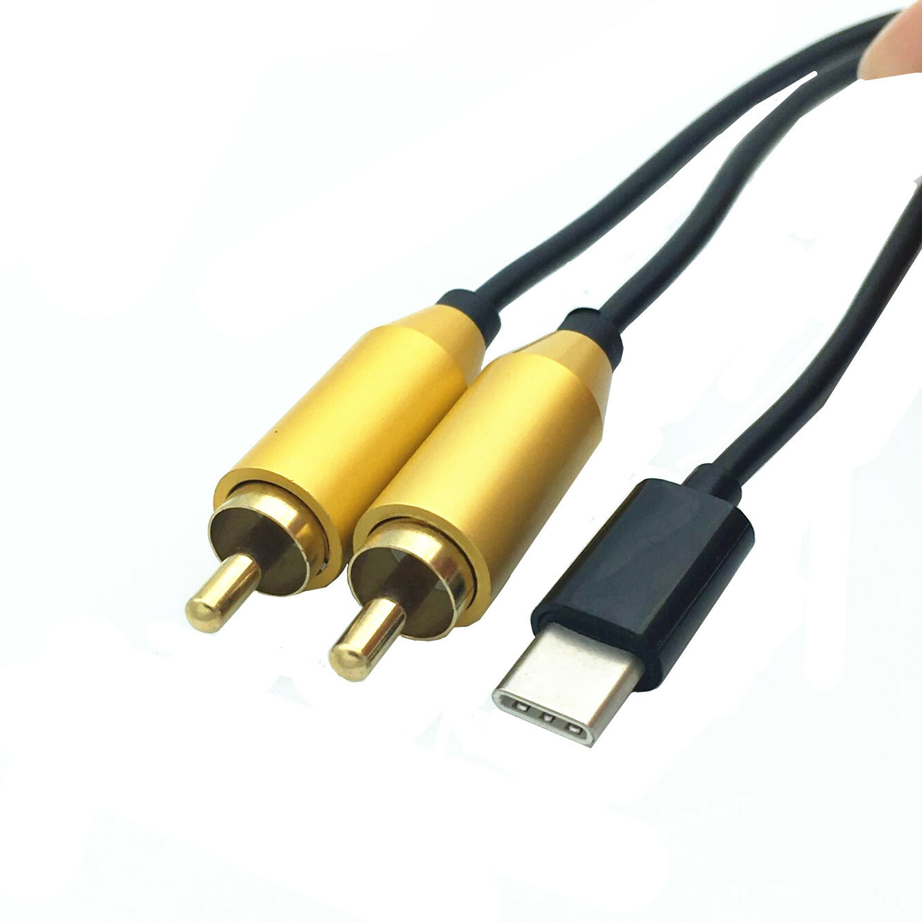Type-C USB To RCA Male Video Audio Cable  Connector Cord for Mobile PC