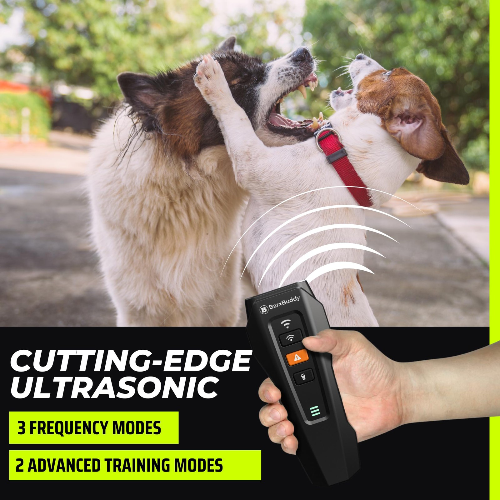 2nd Gen Dog Bark Deterrent Devices | Long Range Ultrasonic | Bark Collar Alte...